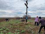 Жители слободы Позднеевка проводят субботники в преддверии Светлой Пасхи