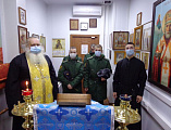 Иеромонах Николай (Наметышев) с пастырским визитом посетил военную часть