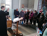 Каменская община глухих и слабослышащих в честь святого праведного Иоанна Кронштадского отметила праздник Крещения Господня