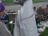 Иеромонах Арсений (Алимов) поздравил жителей Сулинского благочиния с праздником Пасхи Господней