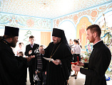 Преосвященнейший епископ Симон провел собрание попечительского совета Пятницкого Архиерейского подворья ст. Манычской и детского епархиального приюта «Святая Параскева»