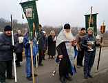В пос. Персиановский торжественным богослужением и крестным ходом отметили день памяти небесного покровителя поселка великомученика Иакова Персянина