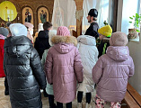 Открытый урок в станичном храме для детского казачьего ансамбля «Православный Дон»