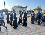 От Верхнего Дона до Спасо-Преображенского монастыря Волгоградской области – Преосвященнейший епископ Симон возглавил крестный ход из станицы Боковской