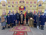 В Успенском храме станицы Калитвенской состоялось торжественное принятие казачьей присяги