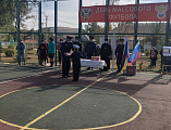 Протоиерей Сергий Сергошин принял участие в торжественной линейке в школе № 19 пос. Интернациональный
