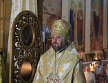 В день престольного праздника Преосвященнейший епископ Симон совершил Божественную литургию в храме святого равноапостольного князя Владимира города Шахты