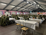 Воинскую часть 15272 ОБМО 150-й мотострелковой дивизии с пастырским визитом посетил иеромонах Николай (Наметышев)