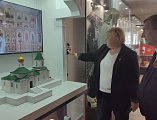 Вопросы предстоящего соработничества районного музея, епархиального древлехранителя и студенческого научного кружка обсуждались на фоне обновленных интерактивных экспозиций