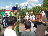 В посёлке Отрадном отметили престольный праздник в честь преподобного Серафима Саровского