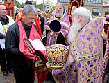 Традиционным крестным ходом отметили праздник Крестовоздвижения в Гуковском благочинии