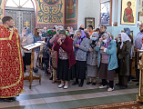 Впервые в Шахтинской епархии совершена Божественная литургия архиерейским чином с сурдопереводом в храме Покрова Пресвятой Богородицы г. Каменск-Шахтинский