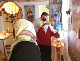 Праздничная Божественная литургия в селе Лысогорка