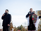 На Соборной площади города Шахты прошли народные гуляния, посвященные Масленице