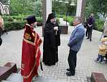 В среду Светлой седмицы епископ Симон с архипастырским визитом посетил приход святых мучениц Веры, Надежды, Любови и матери их Софии станицы Багаевской