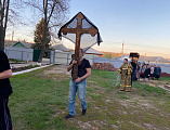 Утреня с чином погребения Плащаницы в Никольском храме слободы Кашары   