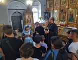 В Донском храме Новошахтинска встретили детей из Северонецка