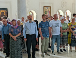 Преосвященнейший епископ Симон принял участие в торжествах по случаю дня памяти преподобной Арсении (Себряковой) в Спасо-Преображенском монастыре в городе Серафимовиче Волгоградской области