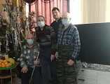 Посещение дома престарелых в хуторе Колундаевском в Рождественские дни