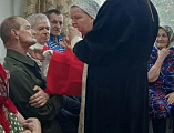 Настоятель храма посетил дом престарелых в дни попразднства Вознесения Господня
