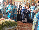 В хаме Владимирской иконы Божией Матери хутора Можаевка было совершено празднование престольного торжества