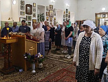 Молебен перед экзаменами прошел в храме Успения Пресвятой Богородицы