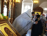 Поздравления с 16-летием иерейской хиротонии принял настоятель Донского храма г. Новошахтинска протоиерей Роман Амплеев