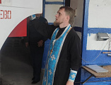 В пожарной части № 41 г. Зверево состоялся молебен в честь памяти иконы Матери Божией «Неопалимая купина»