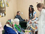 В доме престарелых посёлка Садовый прошёл концерт «Радость пасхальных встреч»