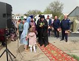 Преосвященнейший епископ Симон совершил чин на основание церкви и водружение креста в поселке Тарасовский