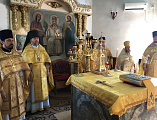 Состоялось соборное богослужение Донецкого и Тарасовского благочиний