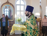 В престольный день Преосвященнейший епископ Симон совершил Божественную литургию в храме святого благоверного князя Александра Невского в городе Шахты