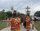 В престольный день Преосвященнейший епископ Симон совершил Божественную литургию в храме великомученика Пантелеимона города Миллерово
