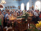 Престольный праздник в честь Рождества великого пророка Предтечи и Крестителя Господня Иоанна молитвенно отметили в ст. Боковской