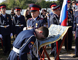 Иерей Евгений Поцелуев посетил мероприятие в честь 21-летия основания кадетского корпуса