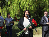 Памятное мероприятие и заупокойная лития в День памяти и скорби прошли на Мемориальном комплексе Александровского парка г. Шахты