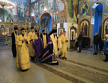 Преосвященнейший епископ Симон совершил всенощное бдение в Покровском кафедральном соборе г. Шахты