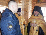 На территории авиационной части в Миллеровском районе состоялось торжественное открытие часовни во имя Архангела Михаила