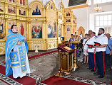 В станице Калитвенской торжественно отметили престольный праздник Успения Пресвятой Богородицы