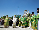 В День Святого Духа Преосвященнейший епископ Симон сослужил архиереям Донской митрополии в Троицком храме Свято-Иверского женского монастыря г. Ростова-на-Дону