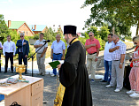 Протоиерей Александр Маштанов принял участие в открытии новой насосной станции в хуторе Арпачин