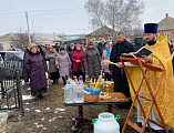 В сл. Кашары отметили праздник Сретения Господня