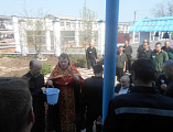 В исправительной колонии №1 г. Зверево прошло освящение пасхальных куличей