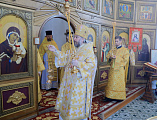 Преосвященнейший епископ Симон с архипастырским визитом посетил храм Архистратига Михаила пос. Соколово-Кундрюченский г. Новошахтинска
