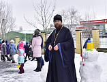 В Прощеное воскресенье 18 февраля, в храме Всех святых, в земле Русской просиявших, г. Каменск-Шахтинский прошла православная Масленица