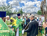 В День Святого Духа прихожане Свято-Духовского храма хутора Грачев отметили 13-й престольный праздник