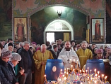 В Свято-Андреевском храме г. Миллерово молитвенно отметили Крещение Господне