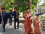 Пасхальный крестный ход в станице Боковской