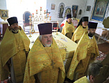 В день престольного праздника Преосвященнейший епископ Симон совершил Божественную литургию в храме святого равноапостольного князя Владимира города Шахты
