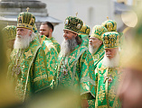В день памяти преподобного Сергия Радонежского Преосвященнейший епископ Симон сослужил Предстоятелю Русской Церкви в Троице-Сергиевой Лавре